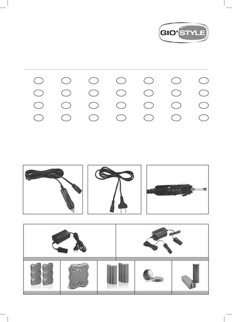 User manual Gio’Style Bravo 25 12/230v (English 